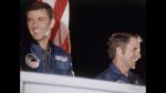 Shuttle: STS-2 - Astronauts Engle and Truly return to Ellington AFB from Edwards AFB