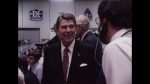 Shuttle: STS-2 - MOCR activities. President Reagan visit