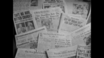 Univ Outs: 1952 - Republican convention; newspaper headlines; swimming